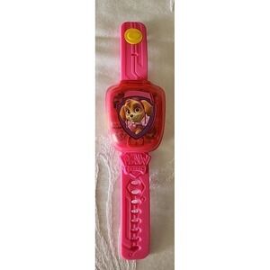 Vtech Paw Patrol Skye Learning Watch Pink Digital Educational Toy Tested Works